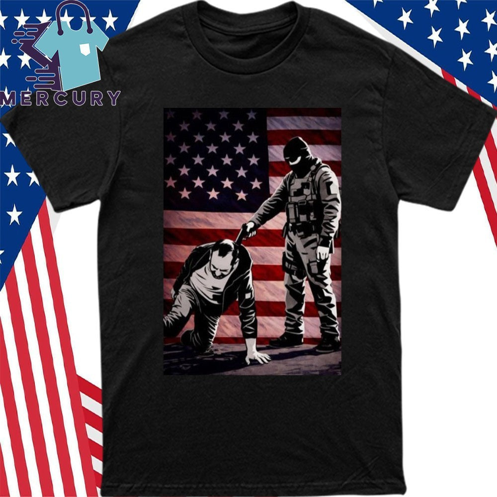Alex Pretti Was Executed By Ice Flag America Shirt