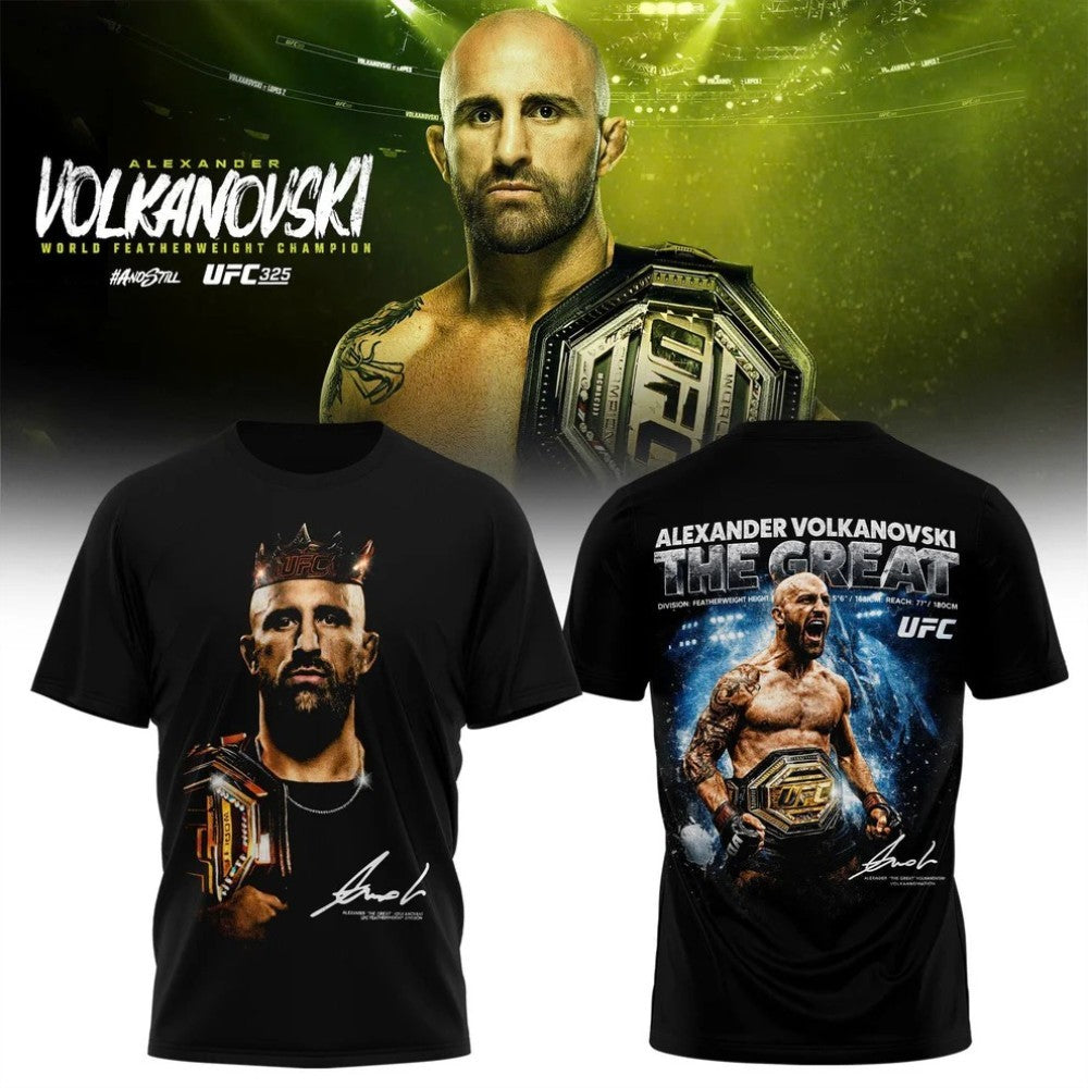 Alexander Volkanovski The Great Signed Shirt