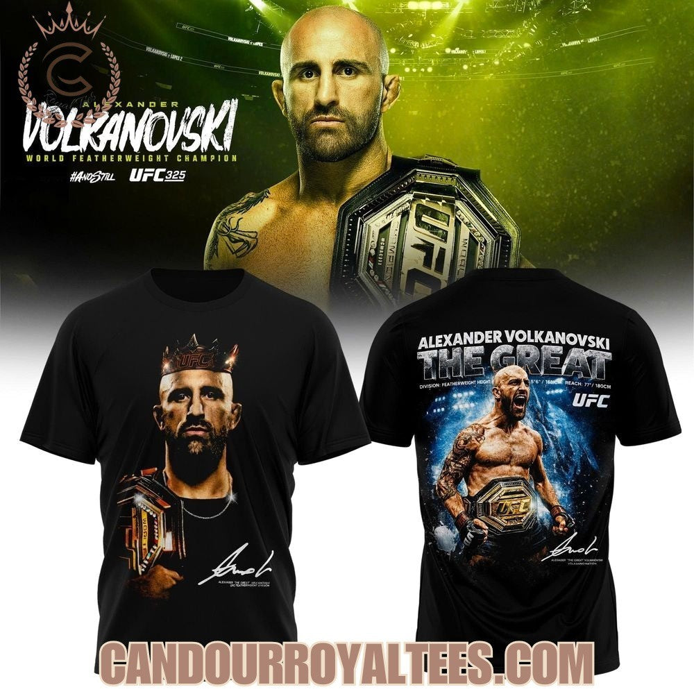 Alexander Volkanovski UFC 325 World Featherweight Champion 2026 Shirt