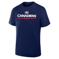 Alexandre Carrier wearing Montreal Canadiens Hockey Shirt