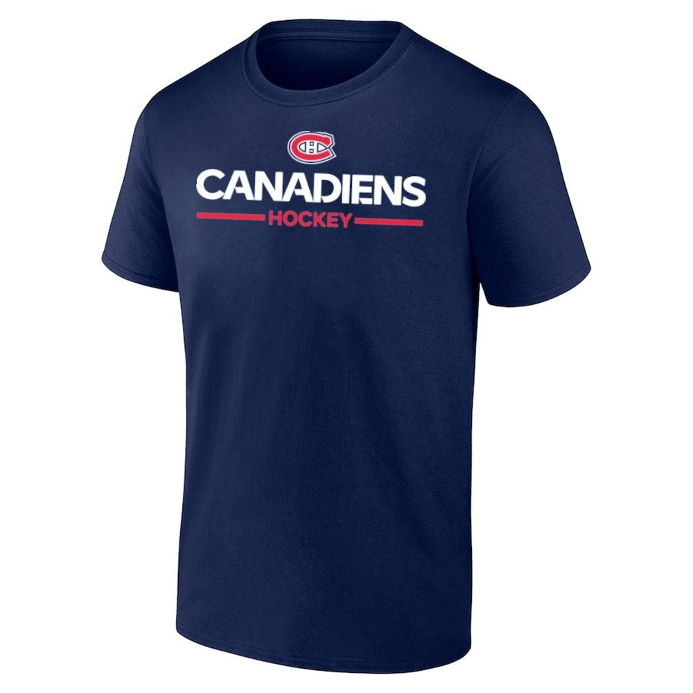 Alexandre Carrier wearing Montreal Canadiens Hockey Shirt