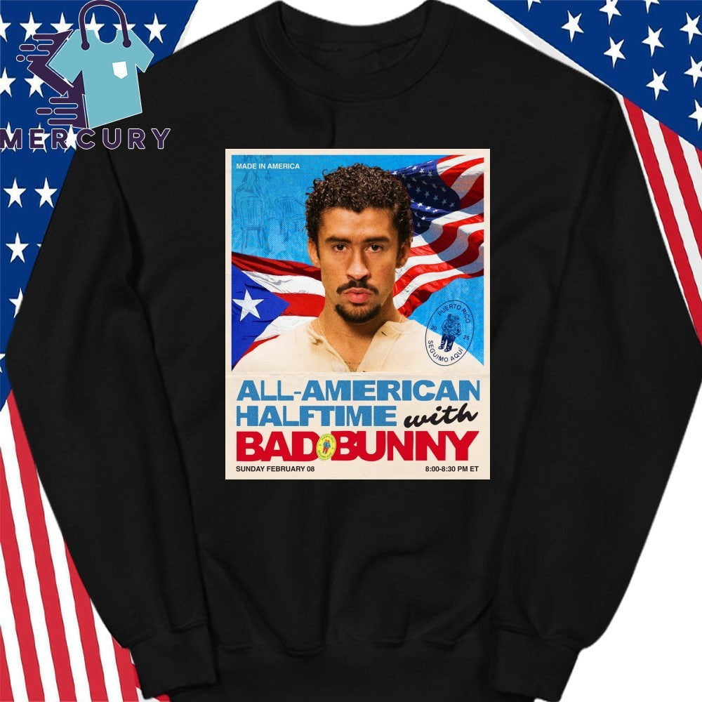 All-American Halftime With Bad Bunny Shirt