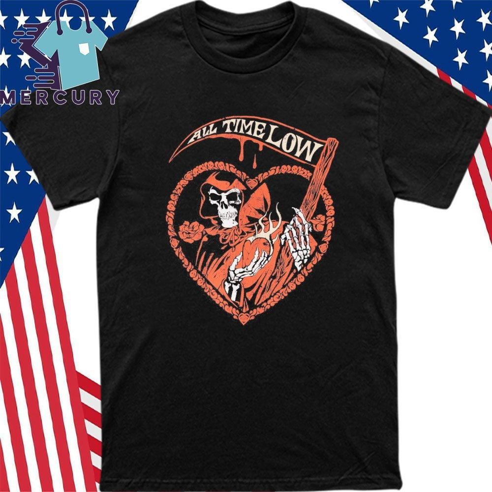 All Time Low Reaper Valentine Shirt