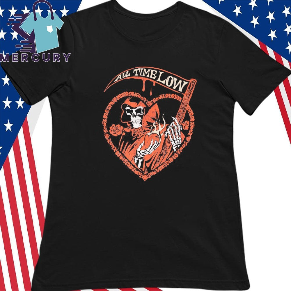 All Time Low Reaper Valentine Shirt