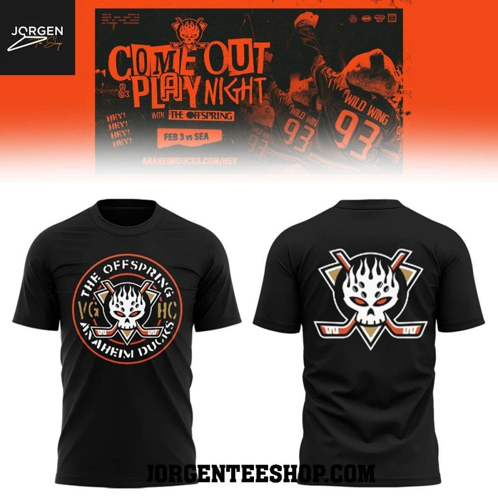 Anaheim Ducks The Offpring 2026 Come Out Play Night Shirt