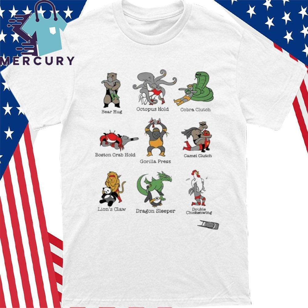 Animals Performing Wrestling Moves Named Shirt