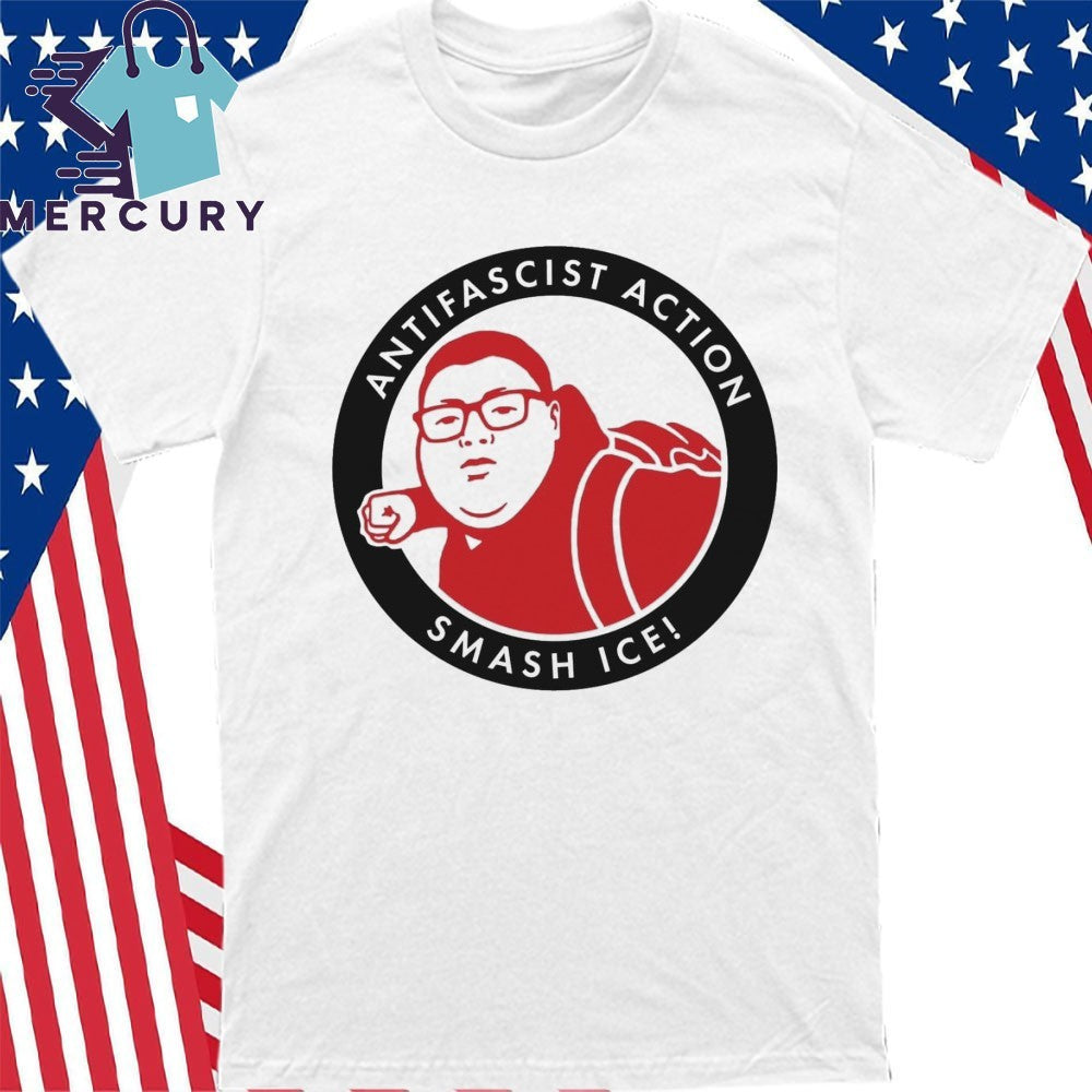 Antifascist Action Smash ICE Kid Punches A Nazi Okay Shirt