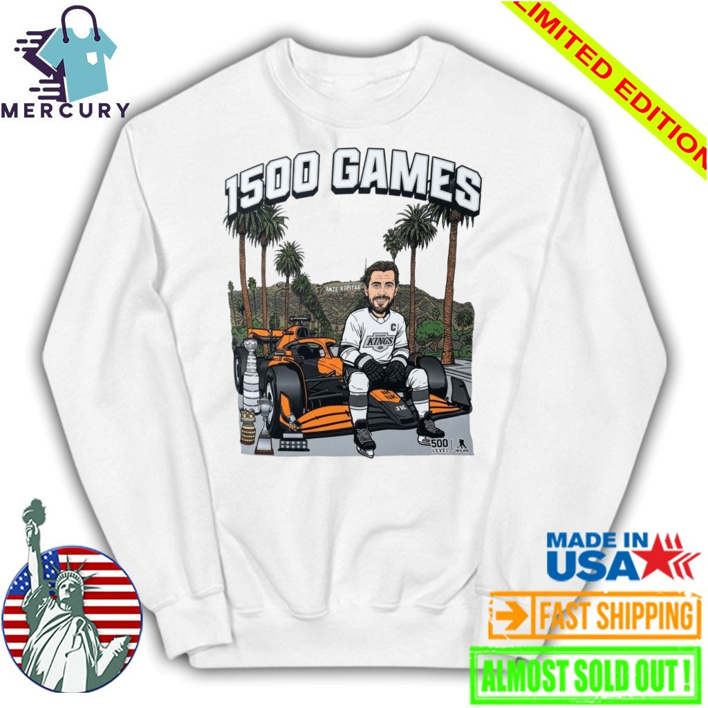Anze Kopitar 1500 Games Played Shirt