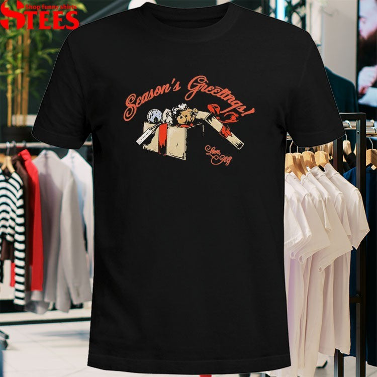 Ariana Grande Seasons Greetings! Love Ag Holiday Christmas T-Shirt
