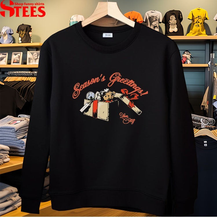 Ariana Grande Seasons Greetings! Love Ag Holiday Christmas T-Shirt