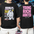 Asaali FNF Lindsay Lohan Criss Young Rich And Addicted T-shirts