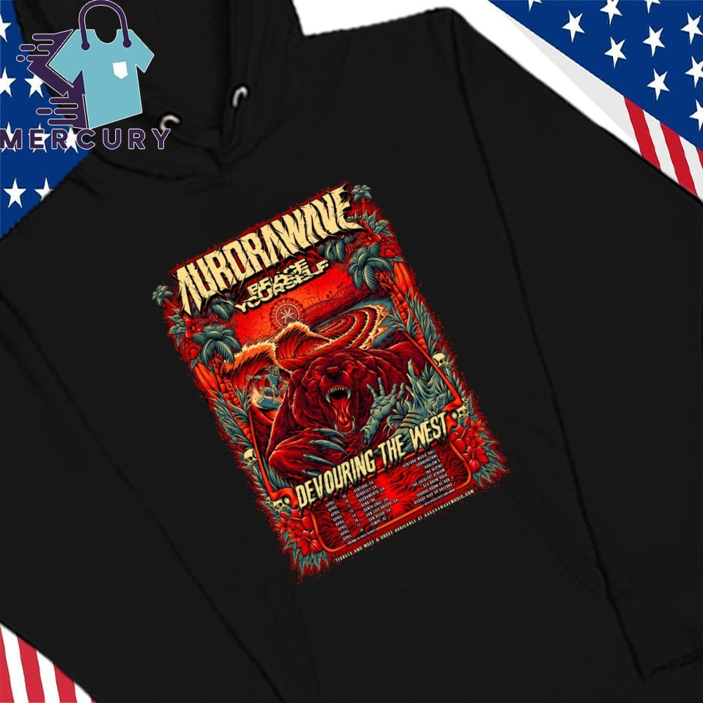 Aurorawave Devouring Tour The West West Coast 2026 Poster Shirt