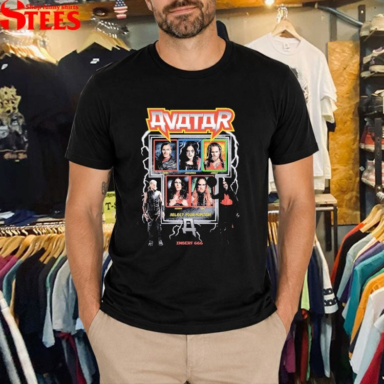 Avatar Select Your Hunter Insert 666 8-Bit T-Shirt