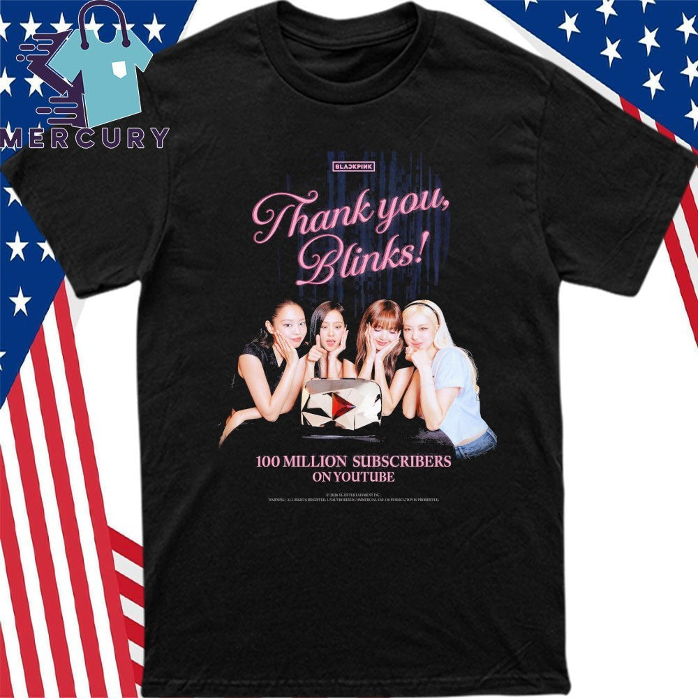 BLACKPINK Red Diamond Creator Award for surpassing 100 million subscribers on YouTube Shirt