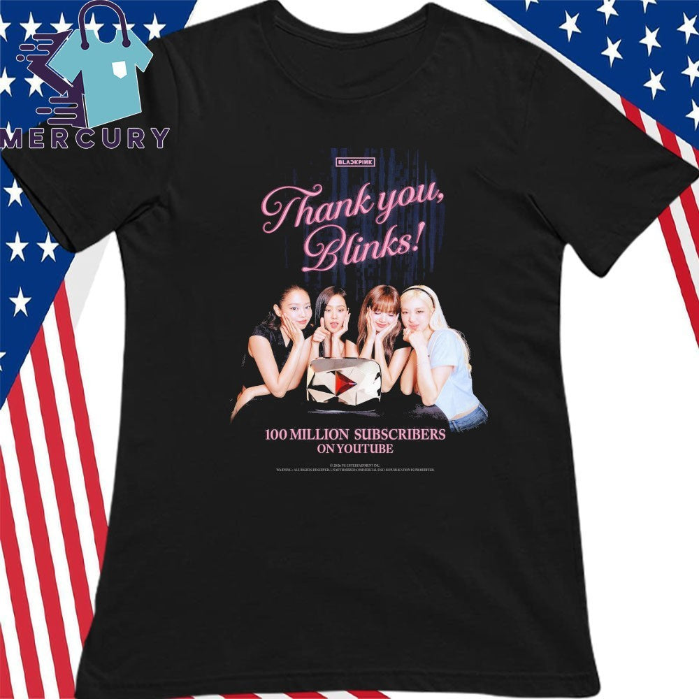 BLACKPINK Red Diamond Creator Award for surpassing 100 million subscribers on YouTube Shirt