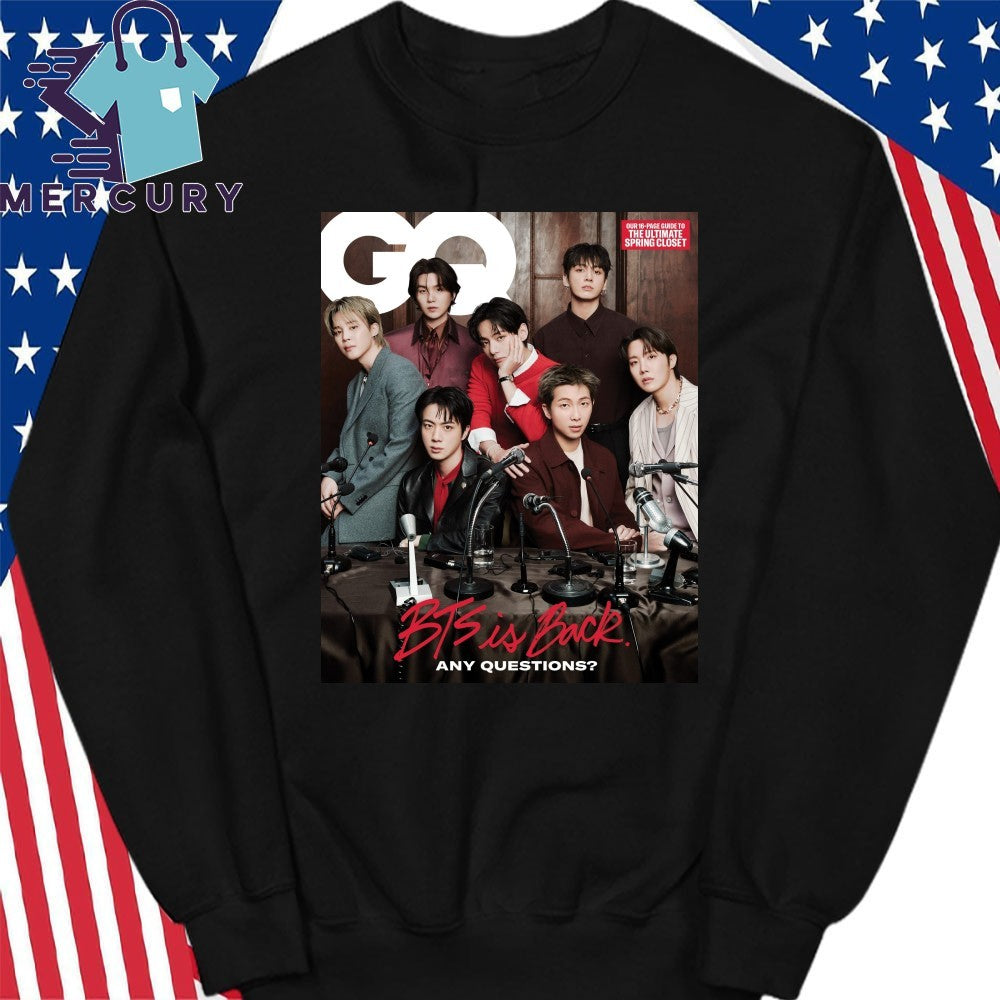 BTS GQ Korean Cover Poster BTS Is Back 2026 Shirt