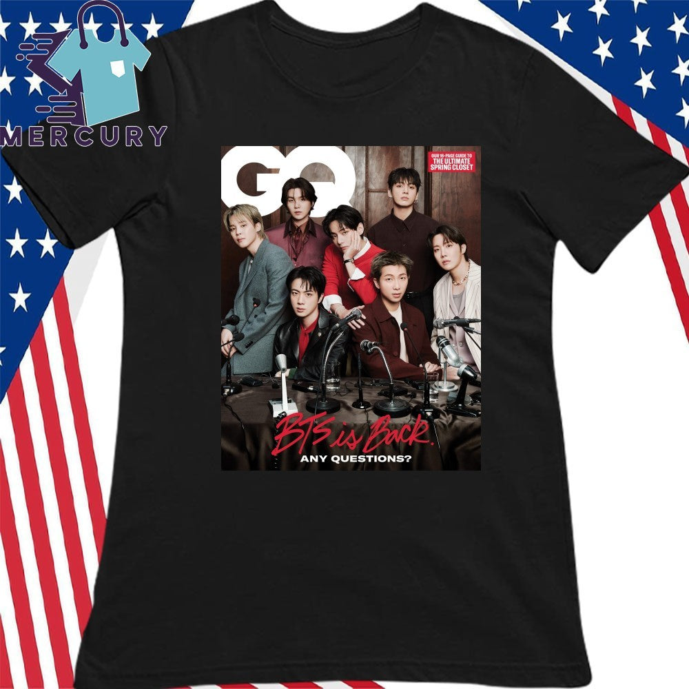 BTS GQ Korean Cover Poster BTS Is Back 2026 Shirt