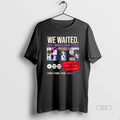 Official Bts We Waited Ot7 World Tour 2026 T-Shirts, Hoodie, Sweatshirt | CoreVibeTees.com