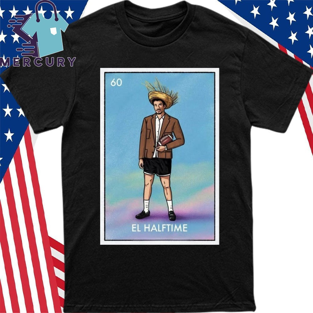 Bad Bunny El Halftime Benito Bowl Football Shirt