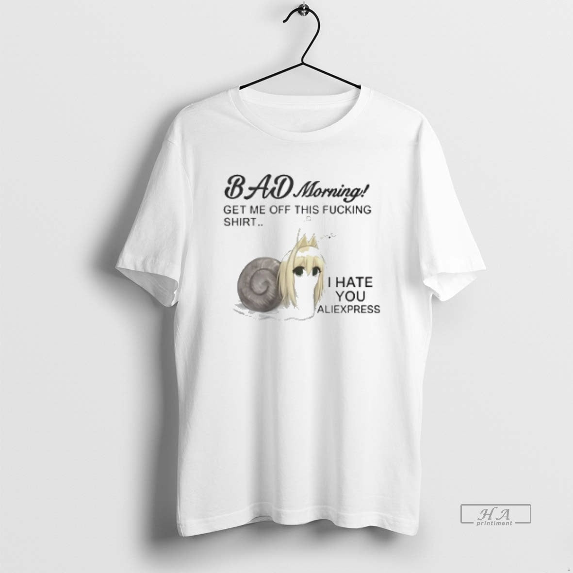 Official Bad Morning Get Me Off This Fucking I Hate You Aliexpress T-Shirts, Hoodie, Sweatshirt | CoreVibeTees.com