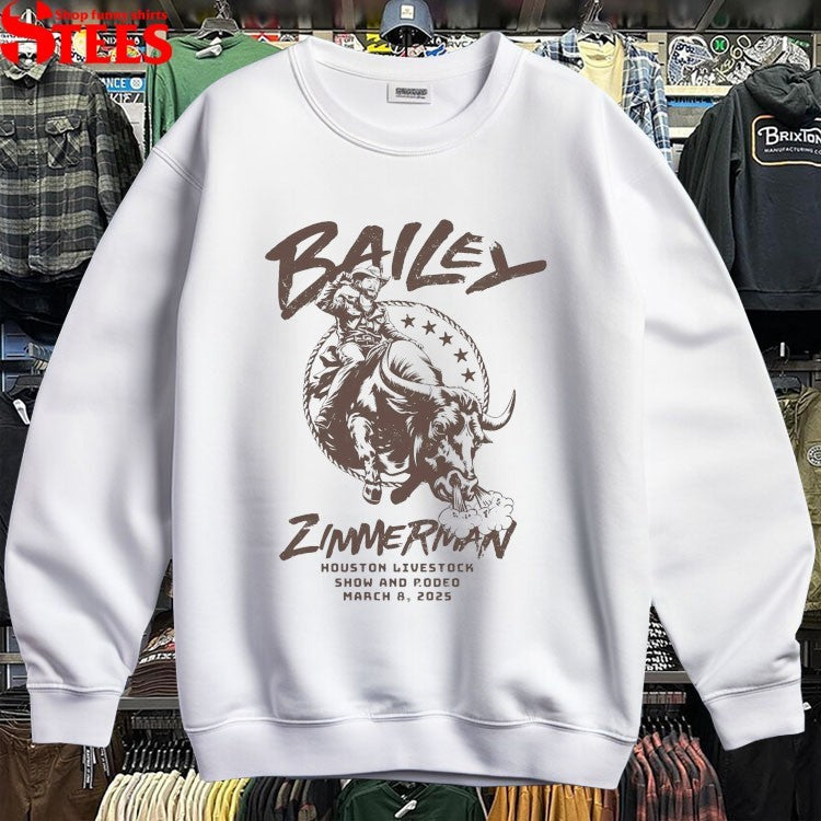 Bailey Zimmerman Houston Livestock Show And Rodeo 3 8 2025 T-shirts