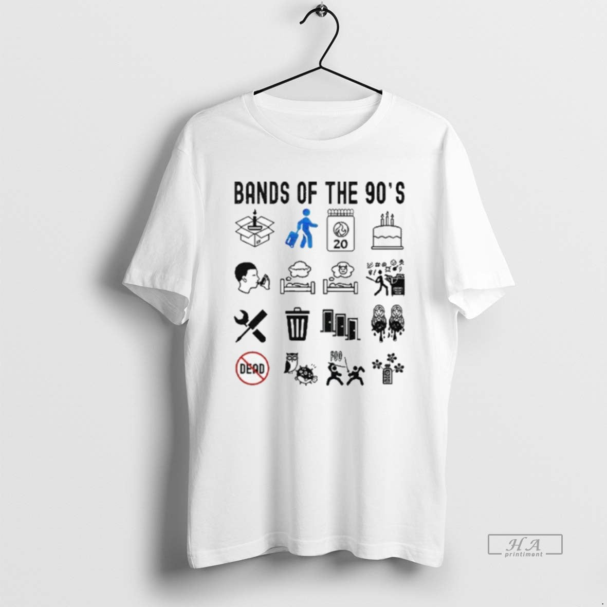 Official Bands Of The 90s T-Shirts, Hoodie, Sweatshirt | CoreVibeTees.com