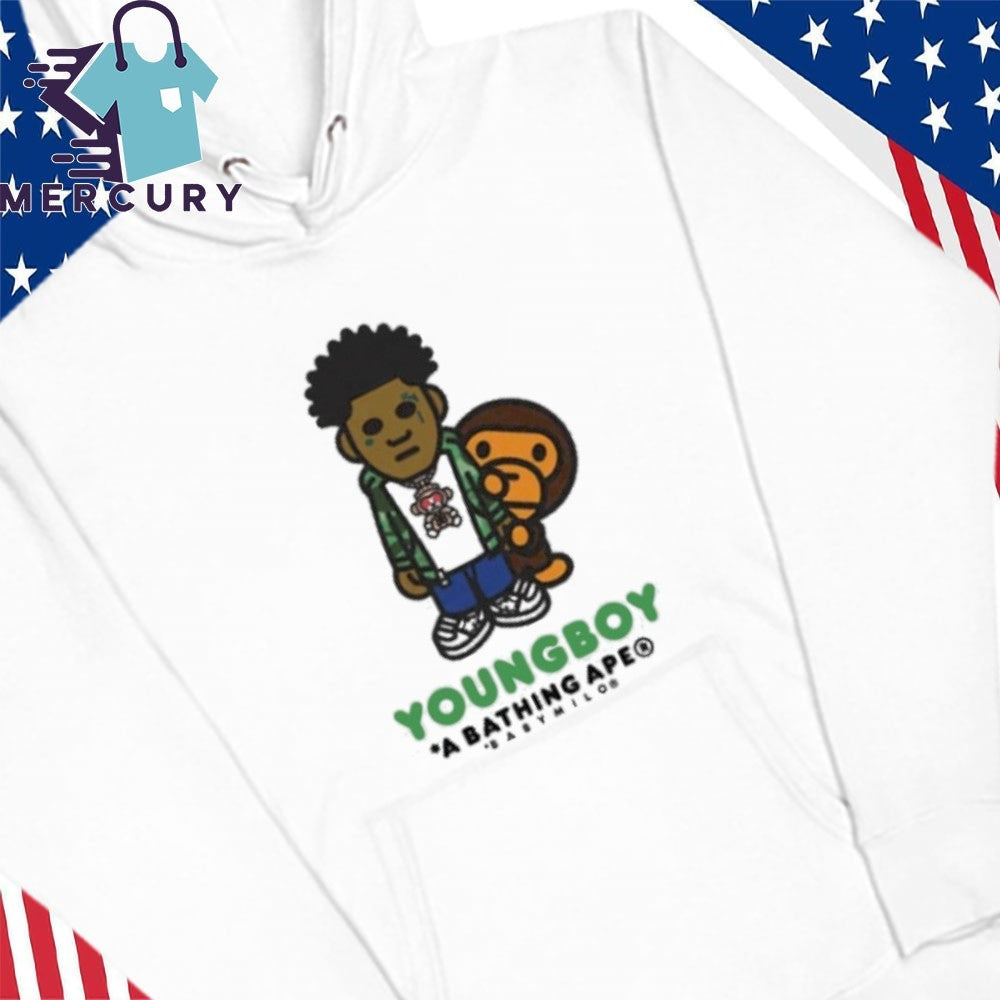 Bape X Youngboy Never Broke Again Milo Shirt
