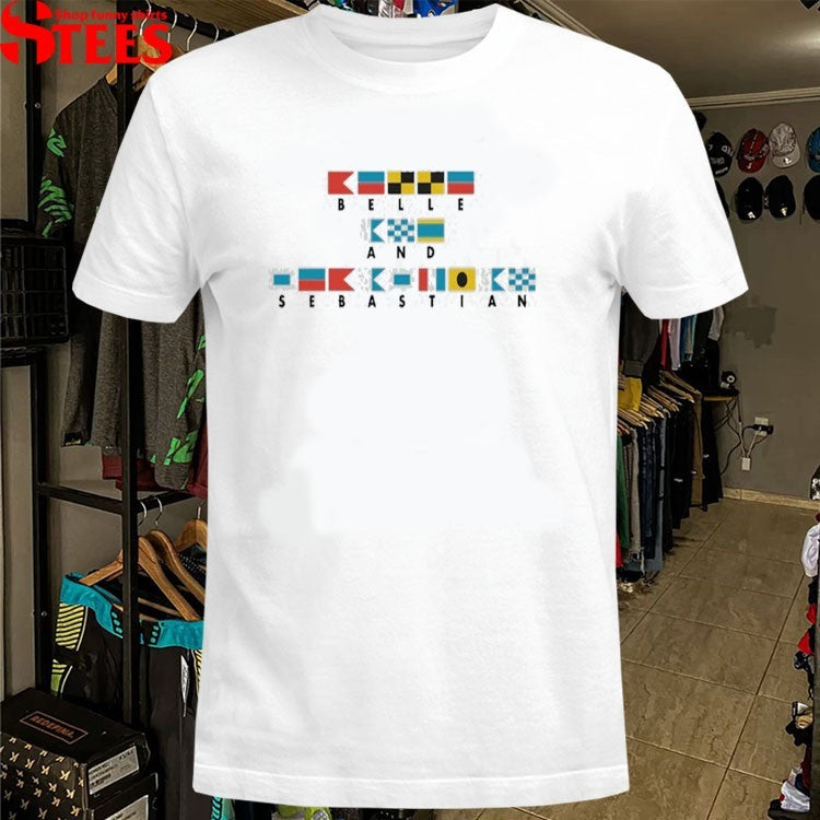 Belle And Sebastian Nautical Flags T-Shirt