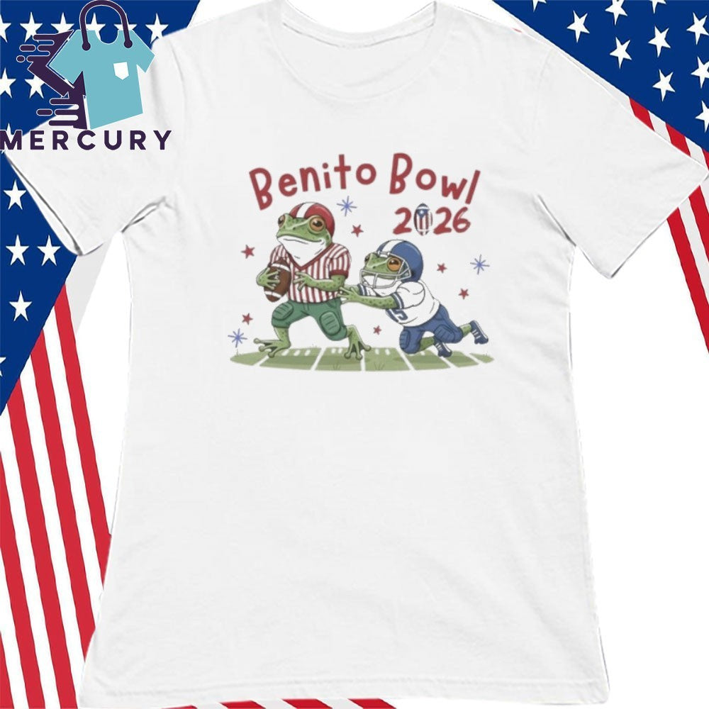 Benito Bowl 2026 Frogs Puerto Rico Flag Shirt