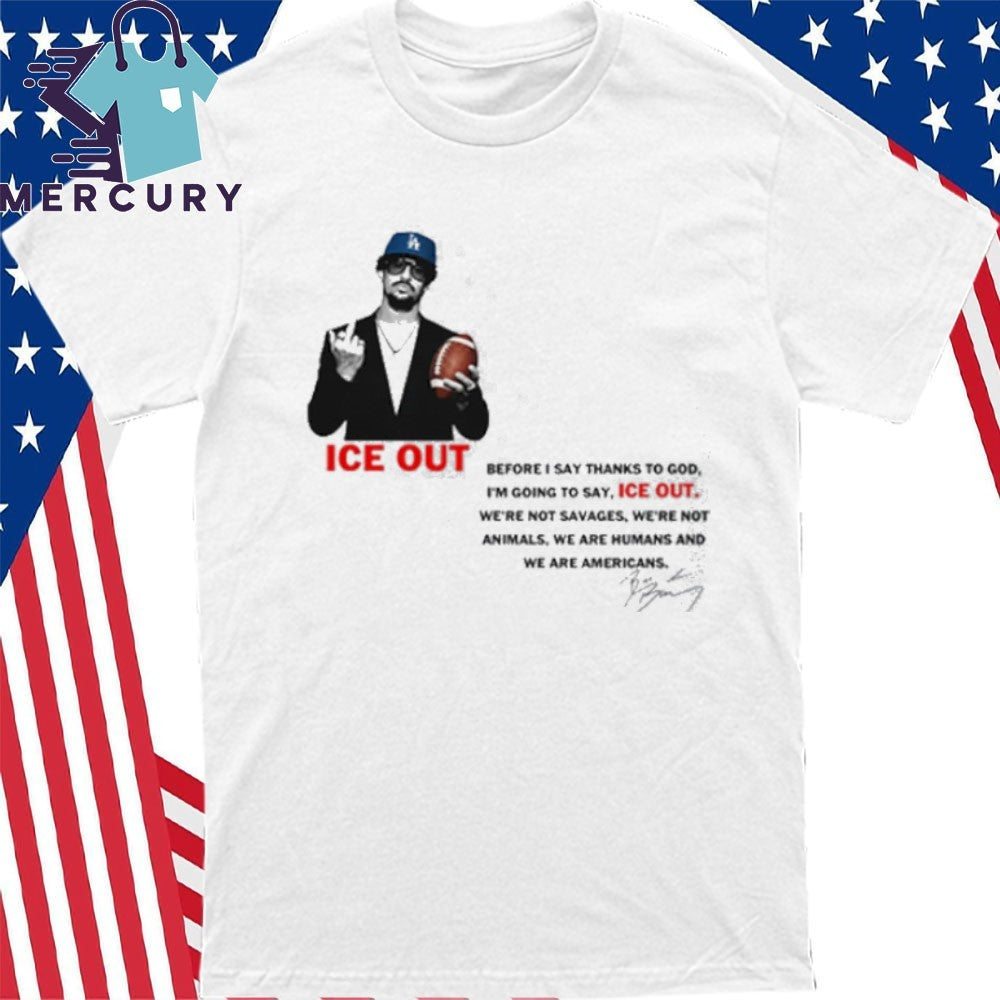Benito Immigration Rights Graphic Shirt ICE Out