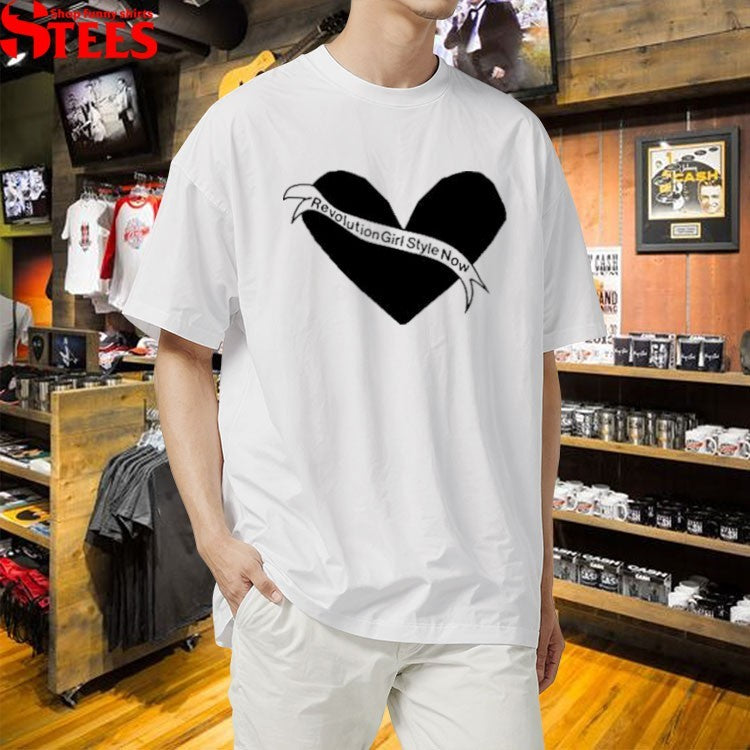 Bikini Kill Revolution Girl Style Now Heart T-Shirt