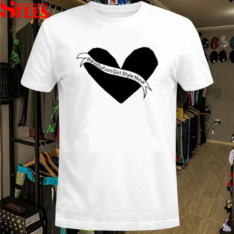 Bikini Kill Revolution Girl Style Now Heart T-Shirt
