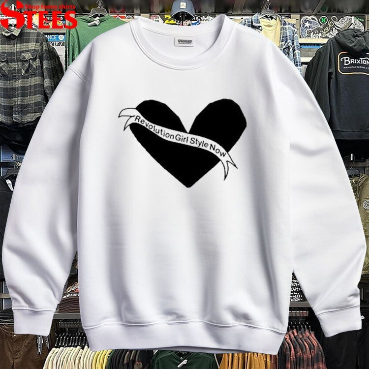 Bikini Kill Revolution Girl Style Now Heart T-Shirt