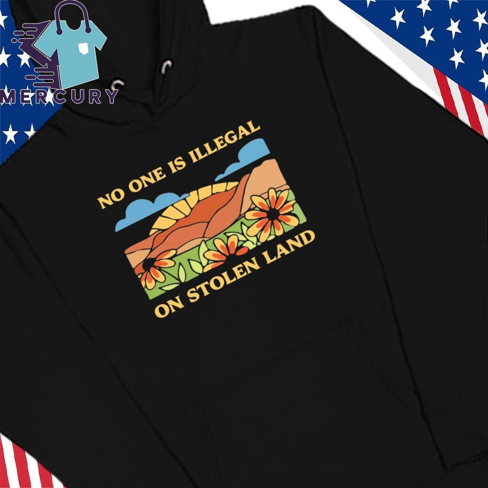 Billie Eilish No One Is Illegal On Stolen Land Vintage Shirt