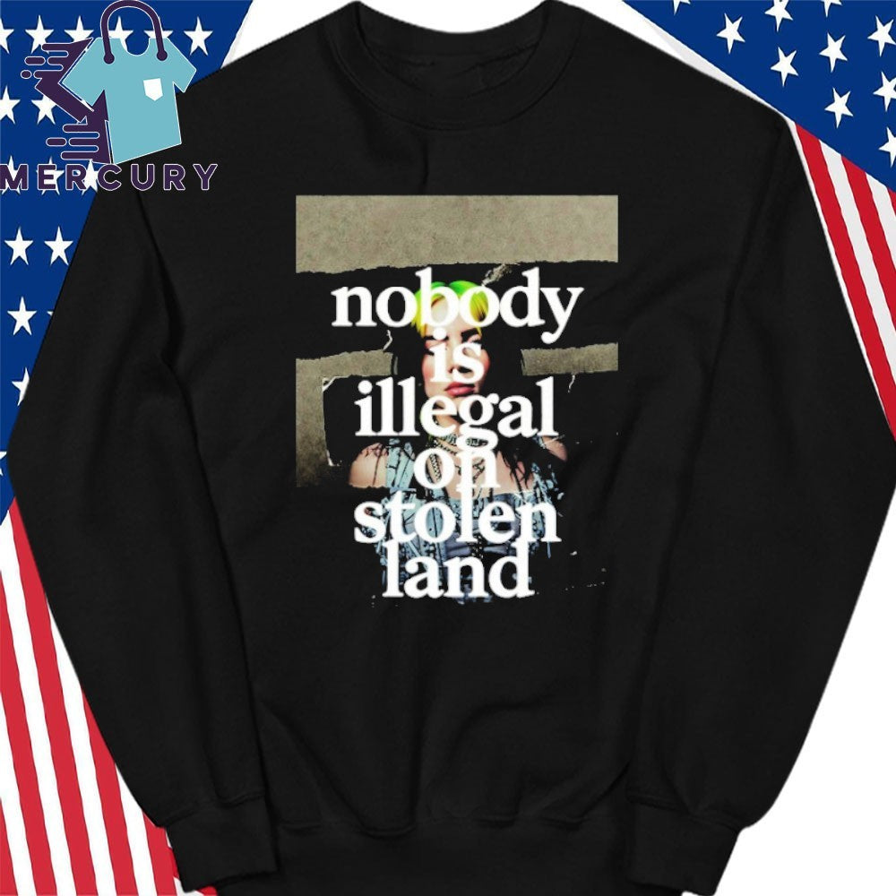 Billie Eilish Says Fuck Ice At Grammy No One Is Illegal On Stolen Land Shirt