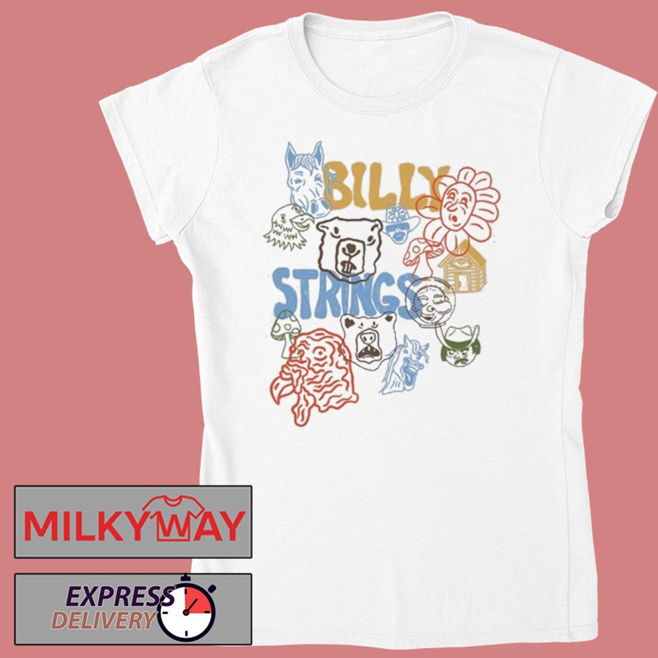 Billy Strings 2026 Winter Tour Characters shirt