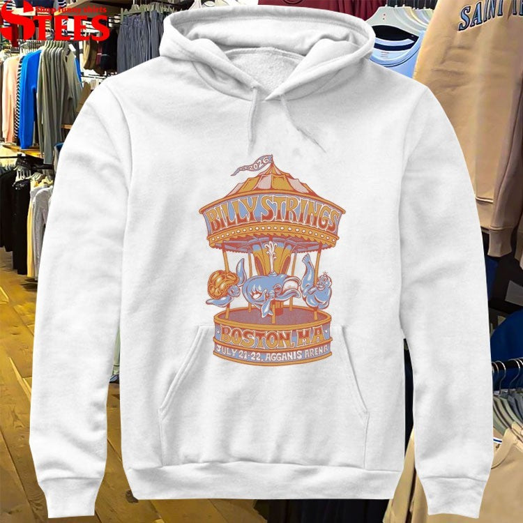 Billy Strings Boston MA July 21-22 Agganis Arena 2026 Carousel T-shirts
