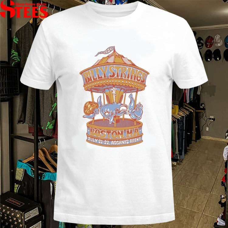 Billy Strings Boston MA July 21-22 Agganis Arena 2026 Carousel T-shirts