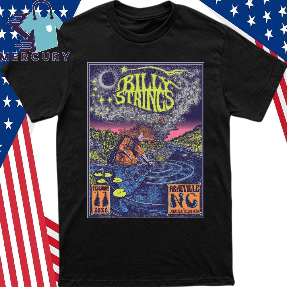 Billy Strings ExploreAsheville.com Arena In Asheville NC Feb 11 2026 Poster Shirt
