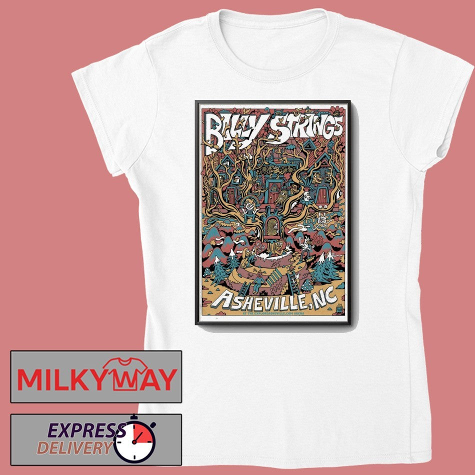 Billy Strings Feb 14 2026 ExploreAsheville.com Arena In Asheville NC Poster shirt