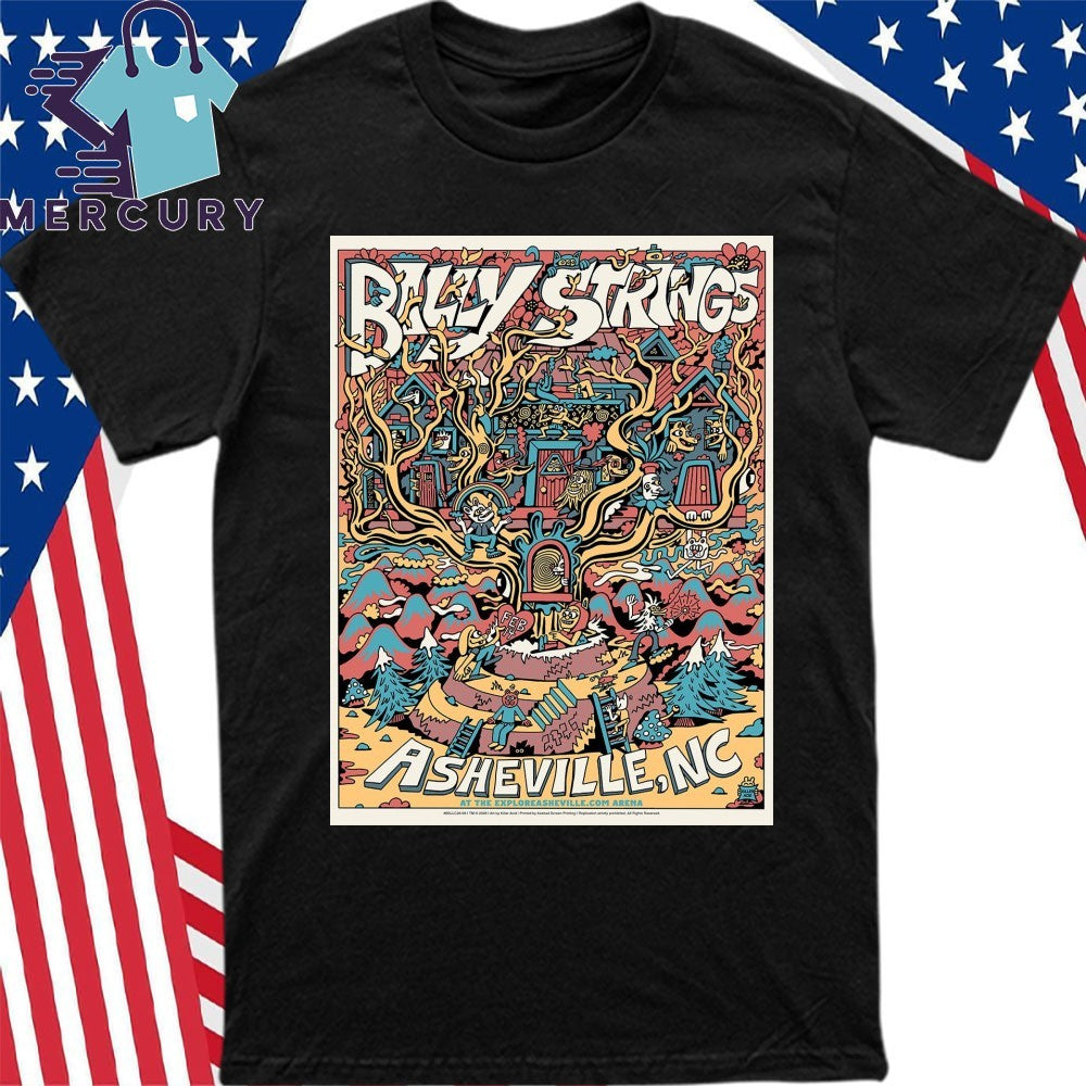 Billy Strings Feb 14 2026 In Asheville NC Poster Shirt