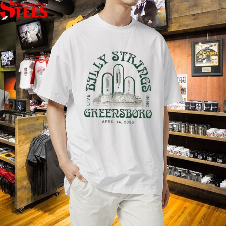 Billy Strings Live In Nc Greensboro April 14 2026 T-Shirt