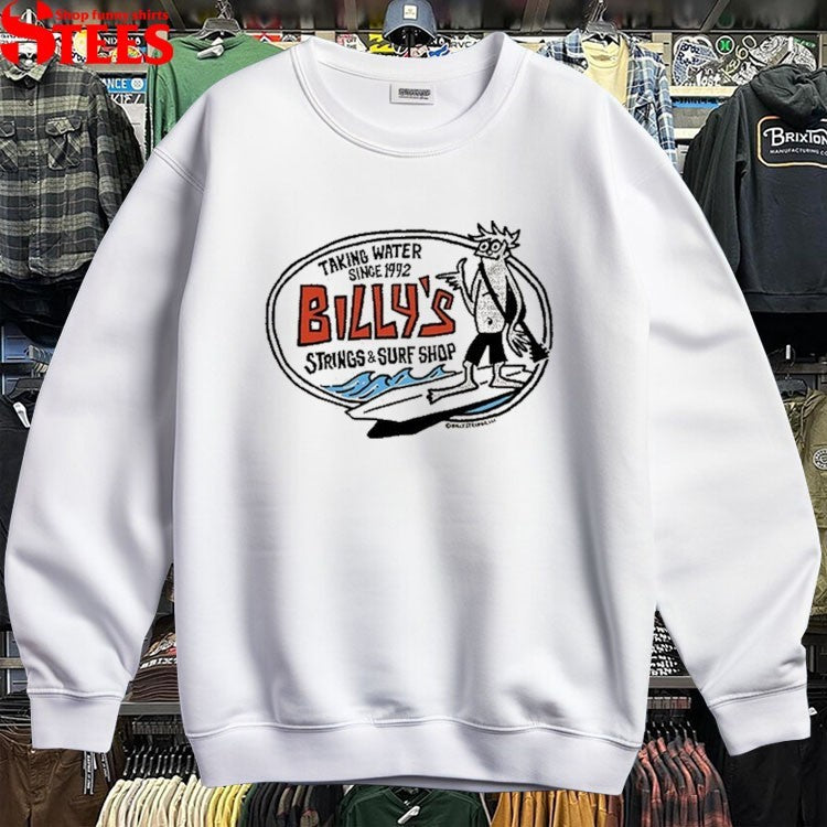 Billy Strings Taking Water Strings And Surf Shop Since 1992 T-shirts