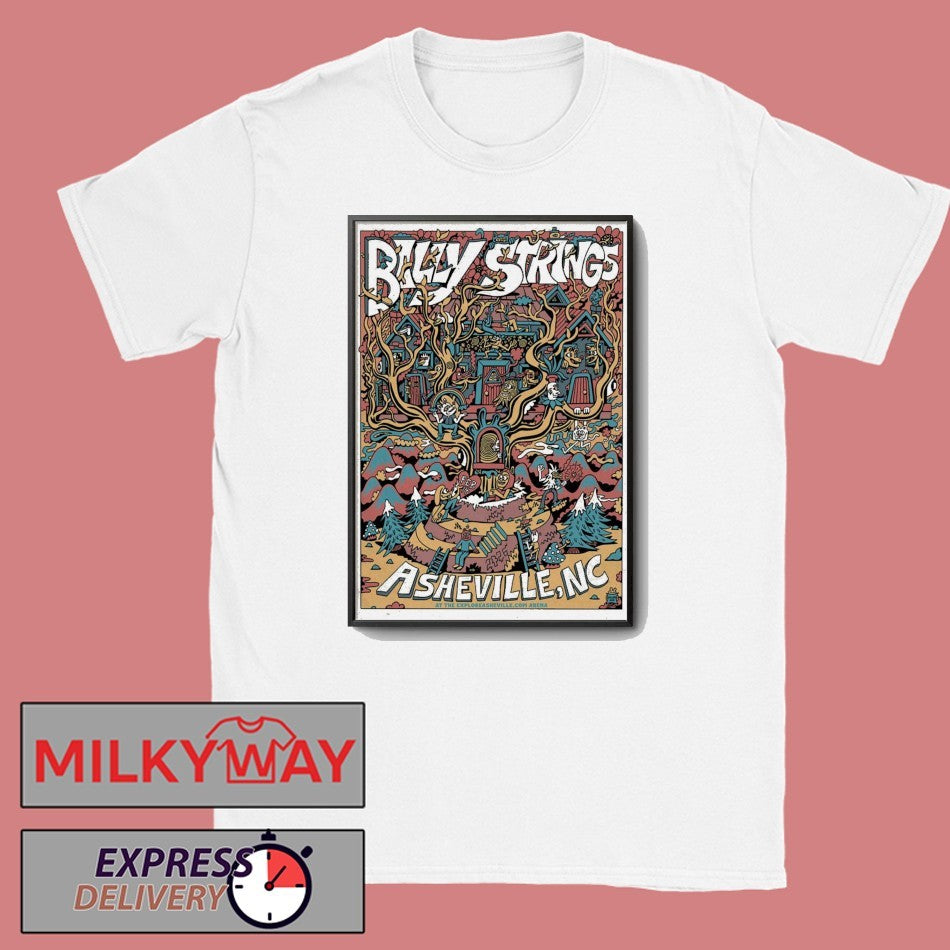 Billy Strings Tour Asheville NC On Feb 14 2026 Poster shirt