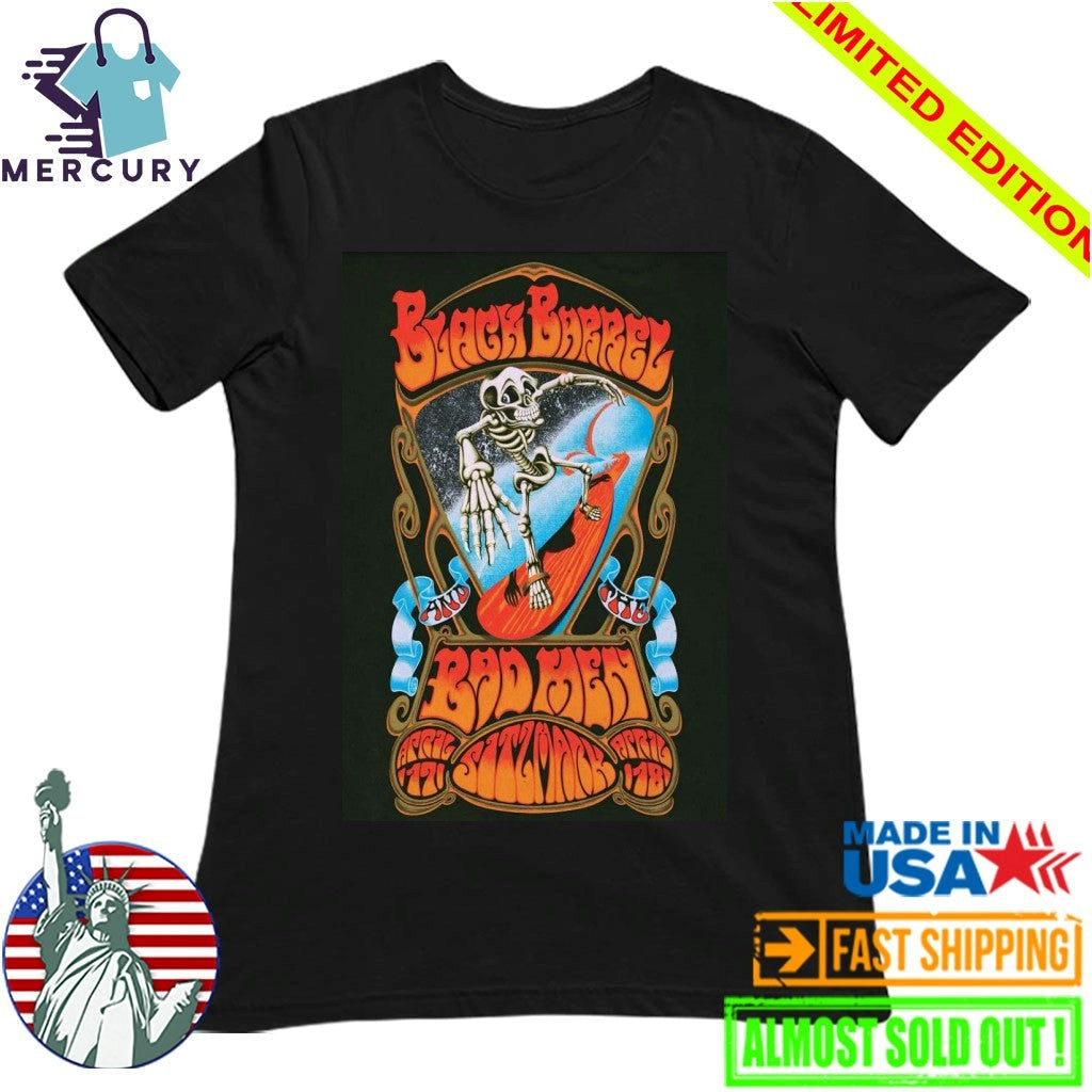 Black Barrel And The Bad Men Apr 17-18 2026 Syracuse NY Poster Shirt