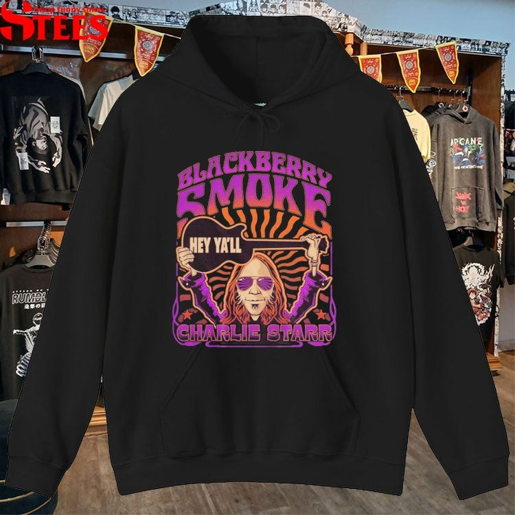 Blackberry Smoke Charlie Starr Hey Ya’ll Guitar T-shirts