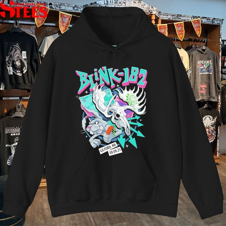Blink 182 Gilford NH 09 9 2025 Bunny T-shirts