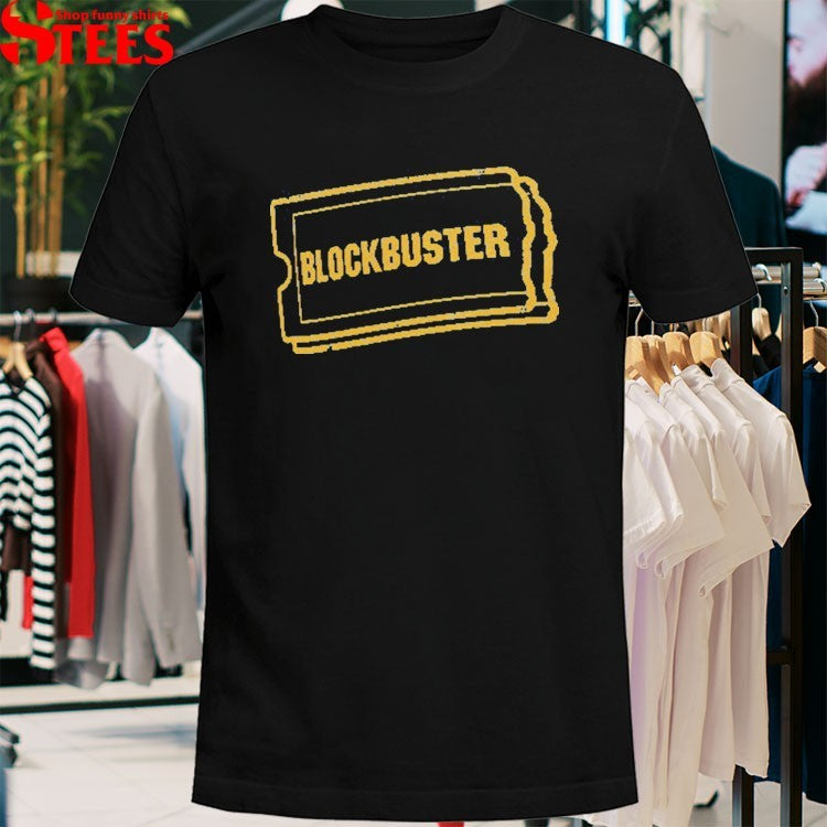 Blockbuster Video Rental Ticket Nostalgia T-shirts