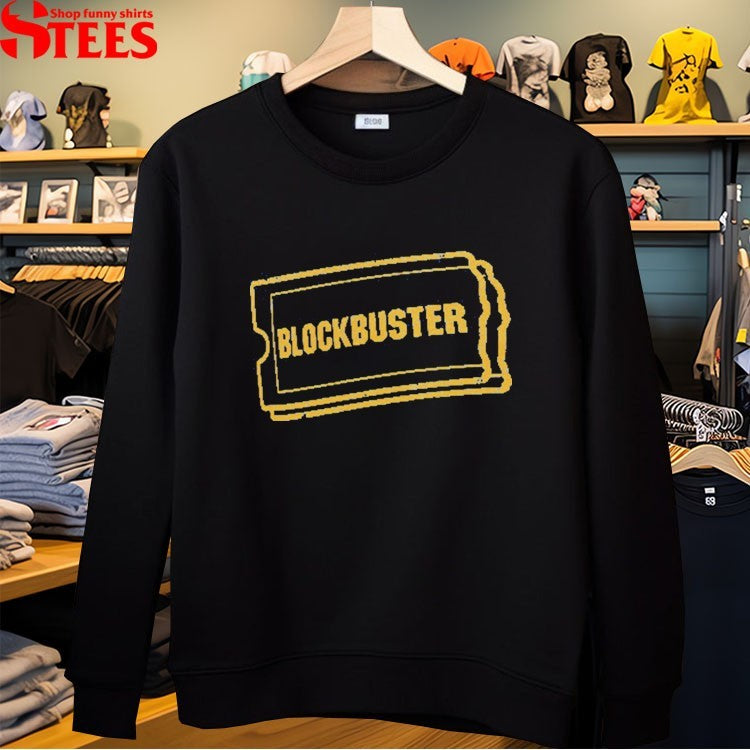 Blockbuster Video Rental Ticket Nostalgia T-shirts