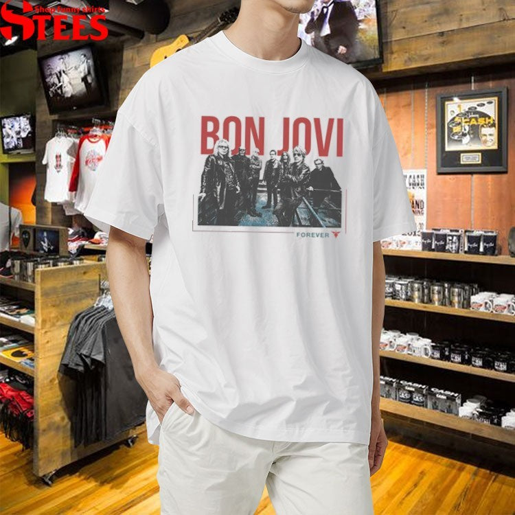 Bon Jovi Forever Band Cut Out T-Shirt
